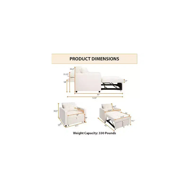 Home Imports Emporium Convertible Sleeper Chair