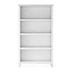Libreria per bambini a 4 ripiani blu scuro/bianca