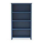 Libreria per bambini a 4 ripiani blu scuro/bianca