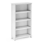 Libreria per bambini a 4 ripiani blu scuro/bianca