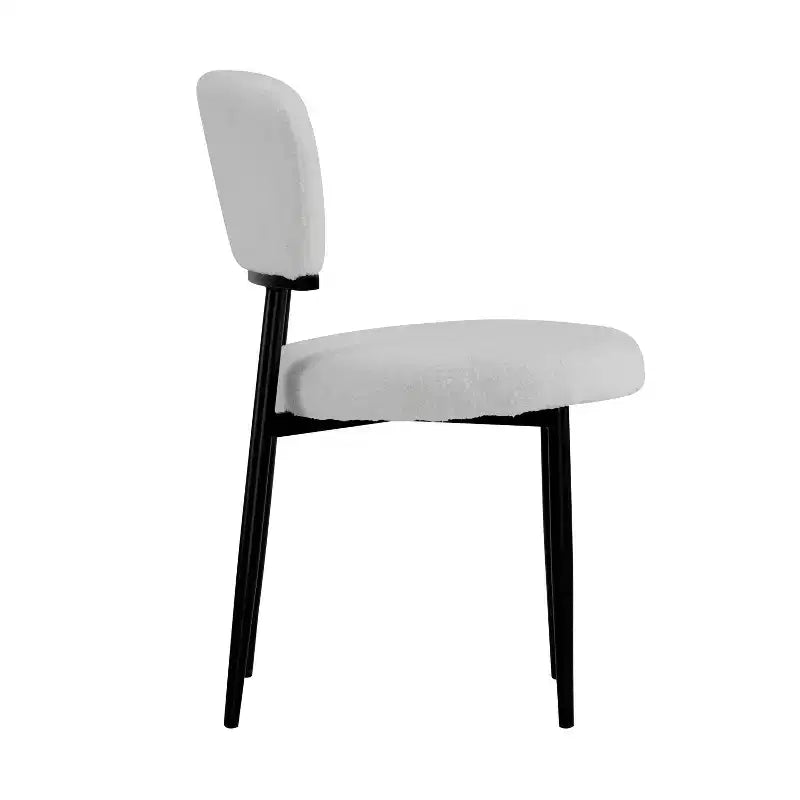 Christopher Knight Home Atrass Upholstered Dining Chair with Metal Legs (Set of 4)