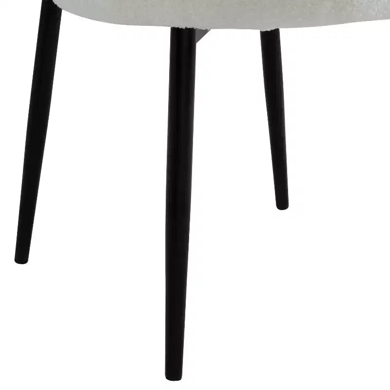 Christopher Knight Home Atrass Upholstered Dining Chair with Metal Legs (Set of 4)
