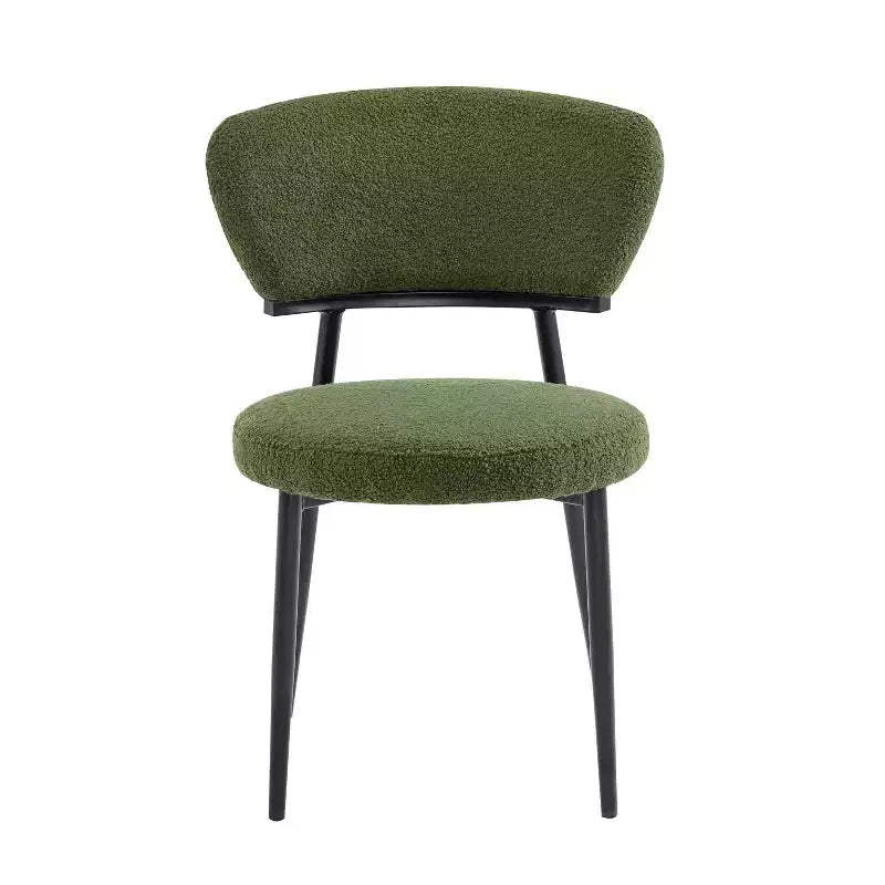 Christopher Knight Home Atrass Upholstered Dining Chair with Metal Legs (Set of 4)