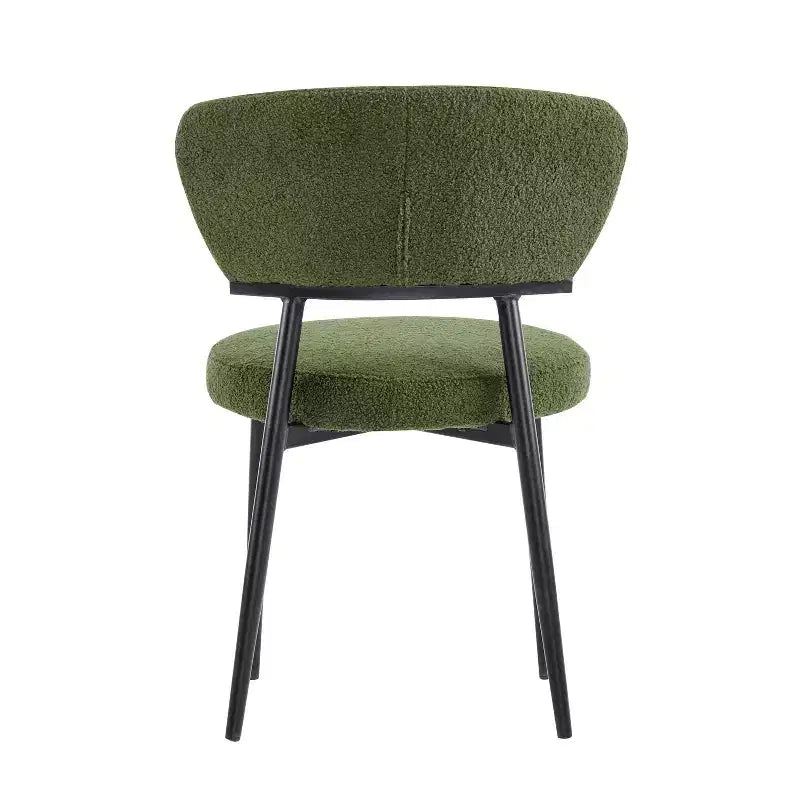 Christopher Knight Home Atrass Upholstered Dining Chair with Metal Legs (Set of 4)