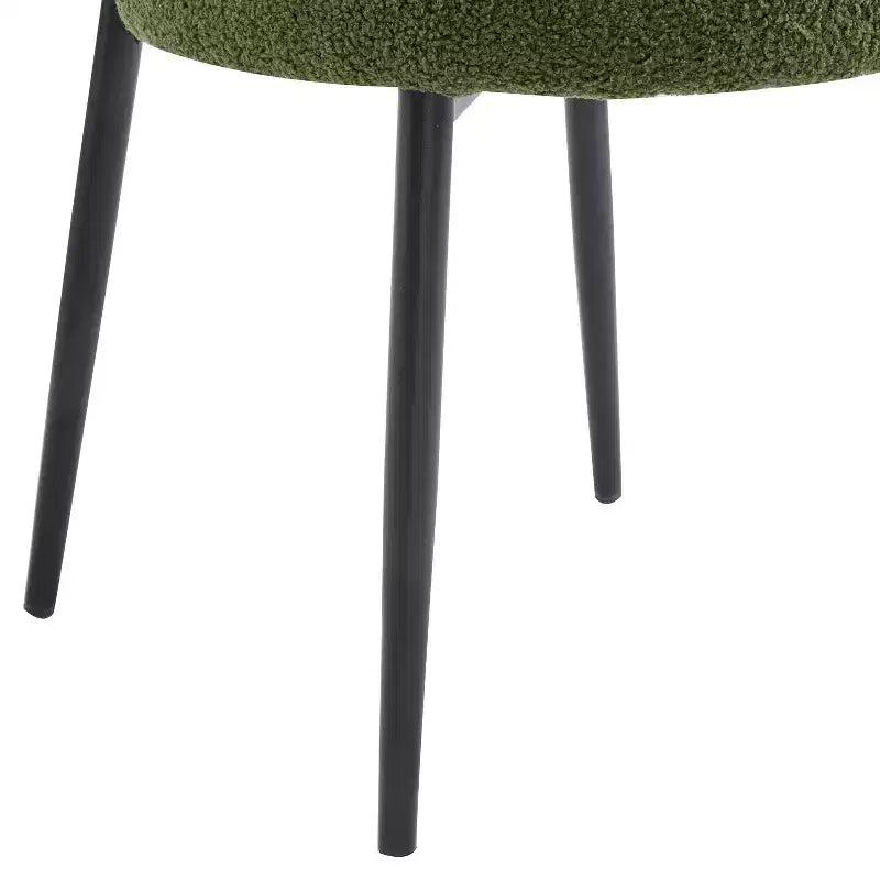 Christopher Knight Home Atrass Upholstered Dining Chair with Metal Legs (Set of 4)