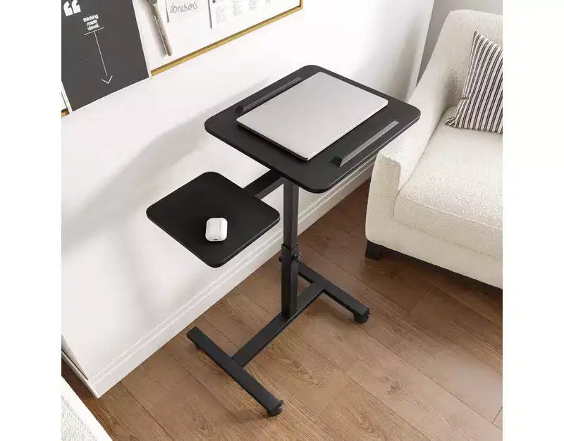 Seville Classics 26 Tilting Mobile Desk Cart with Mouse Pad