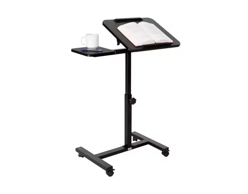 Seville Classics 26 Tilting Mobile Desk Cart with Mouse Pad
