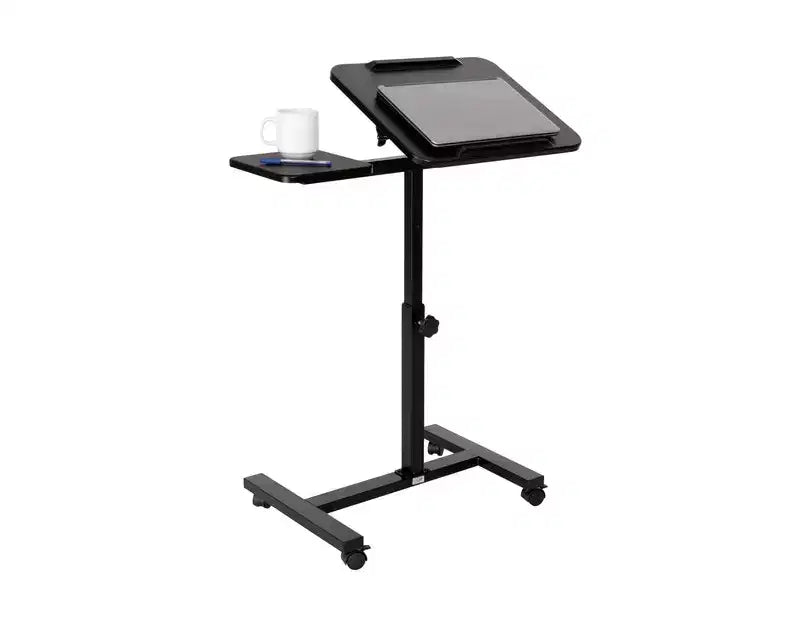 Seville Classics 26 Tilting Mobile Desk Cart with Mouse Pad