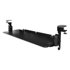 Uncaged Ergonomics KT4 Clamp-on Under-Desk Slide-Out Ergonomic Keyboard Tray, Black