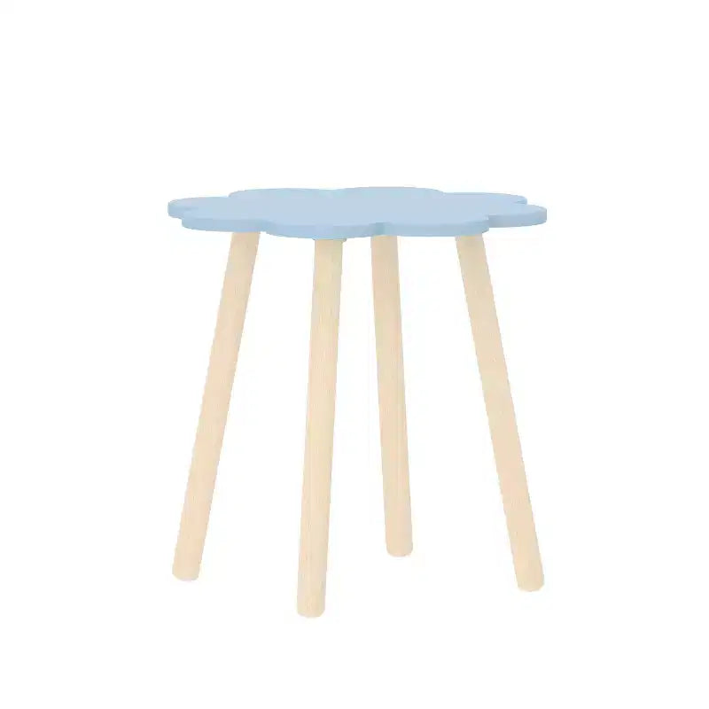 Buzz & Bloom Kids 3-Piece Wood Cloud-Shaped Table and Chairs Set