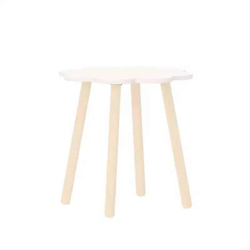 Buzz & Bloom Kids 3-Piece Wood Cloud-Shaped Table and Chairs Set