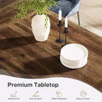 Tavolo da pranzo rettangolare stile rustico (farmhouse) nero / marrone scuro / marrone chiaro, 6-8 posti