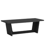 Tavolo da pranzo rettangolare stile rustico (farmhouse) nero / marrone scuro / marrone chiaro, 6-8 posti