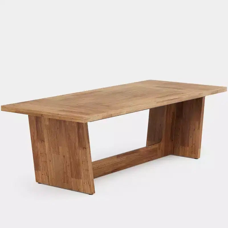 Tavolo da pranzo rettangolare stile rustico (farmhouse) nero / marrone scuro / marrone chiaro, 6-8 posti