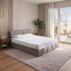 Materasso in memory foam con gel rinfrescante da 10", Bianco, Rigidità media, Singolo/Piazza e mezza/Matrimoniale/King