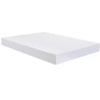 Materasso in memory foam con gel rinfrescante da 10", Bianco, Rigidità media, Singolo/Piazza e mezza/Matrimoniale/King