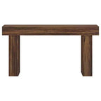 Divano e tavolino da ingresso in legno rustico naturale/grigio, montaggio 1 persona