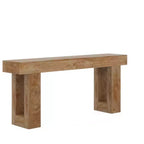 Divano e tavolino da ingresso in legno rustico naturale/grigio, montaggio 1 persona