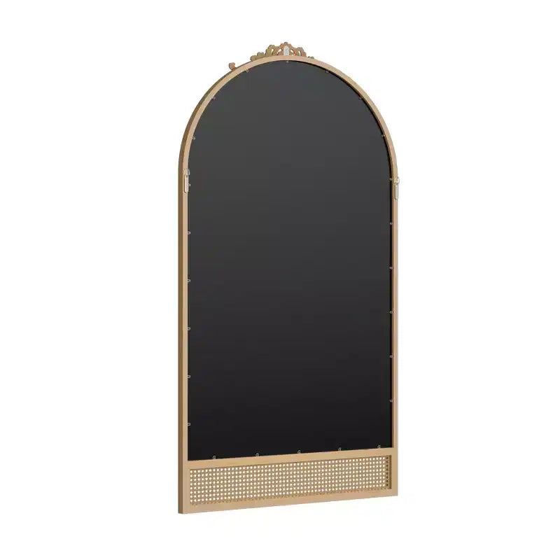 Specchio da parete rettangolare nero, cornice in metallo, 38" x 26", singolo