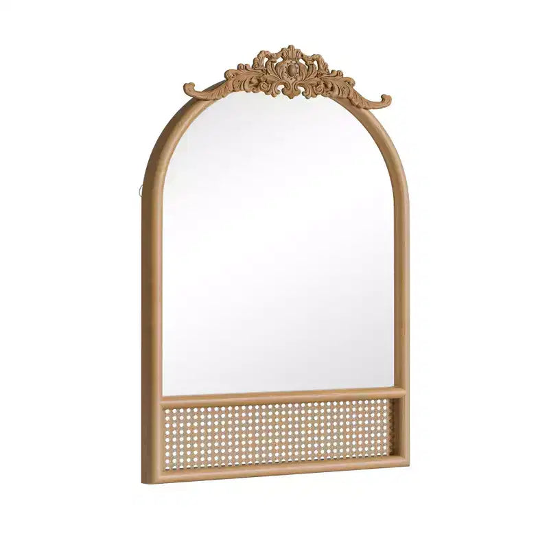 Specchio da parete rettangolare nero, cornice in metallo, 38" x 26", singolo