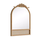 Specchio da parete rettangolare nero, cornice in metallo, 38" x 26", singolo