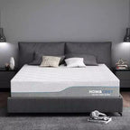 Dyonery Soft mattress, full-size 12/14-inch memory foam bed mattress, ice silk covered, high-quality cool green tea/gel mattress, white