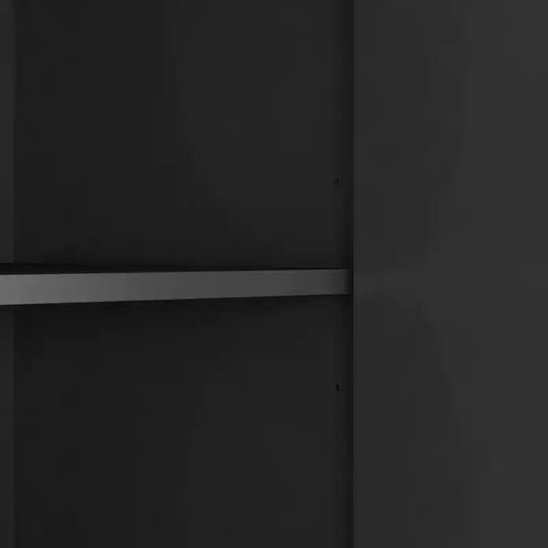 JVNOXK 56-inch Large Modern-Style Recessed Sideboard with Storage Space, Adjustable Shelves, Can Serve as Decorative Cabinet, Black