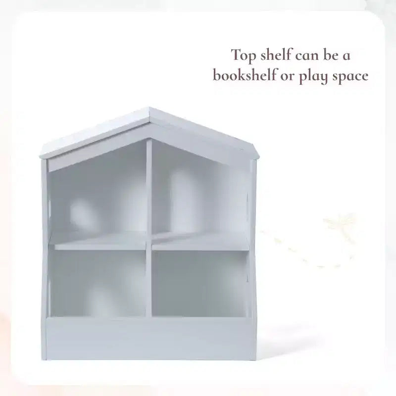 Little Seeds Trellis Storage Cubby Bookcase