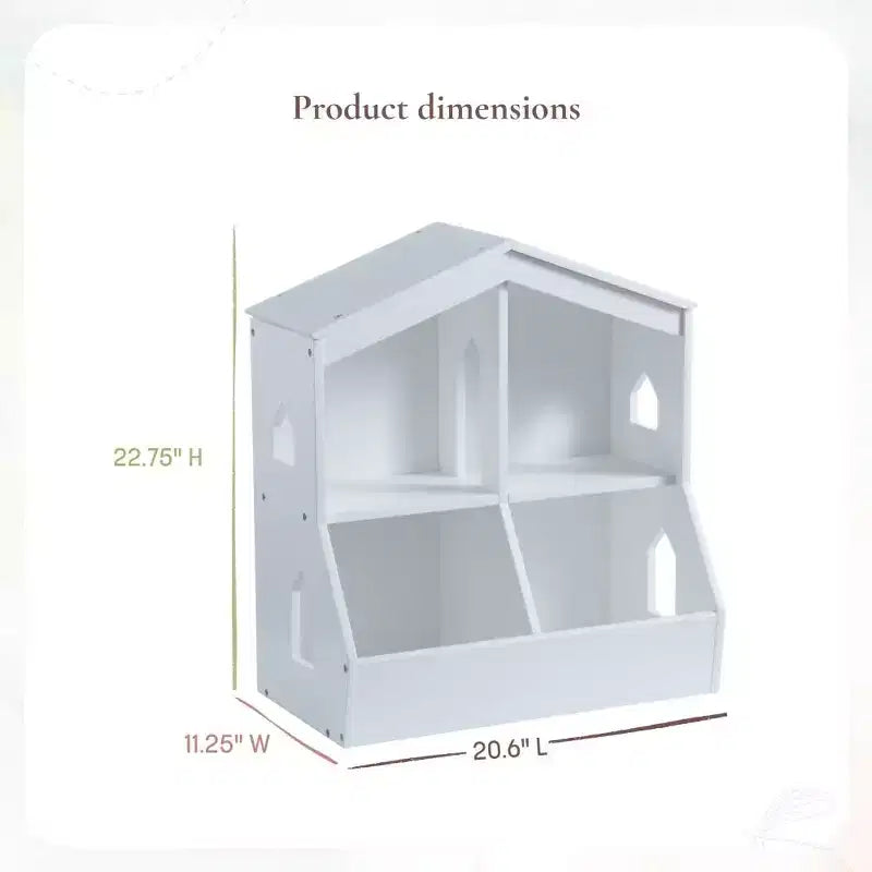 Little Seeds Trellis Storage Cubby Bookcase