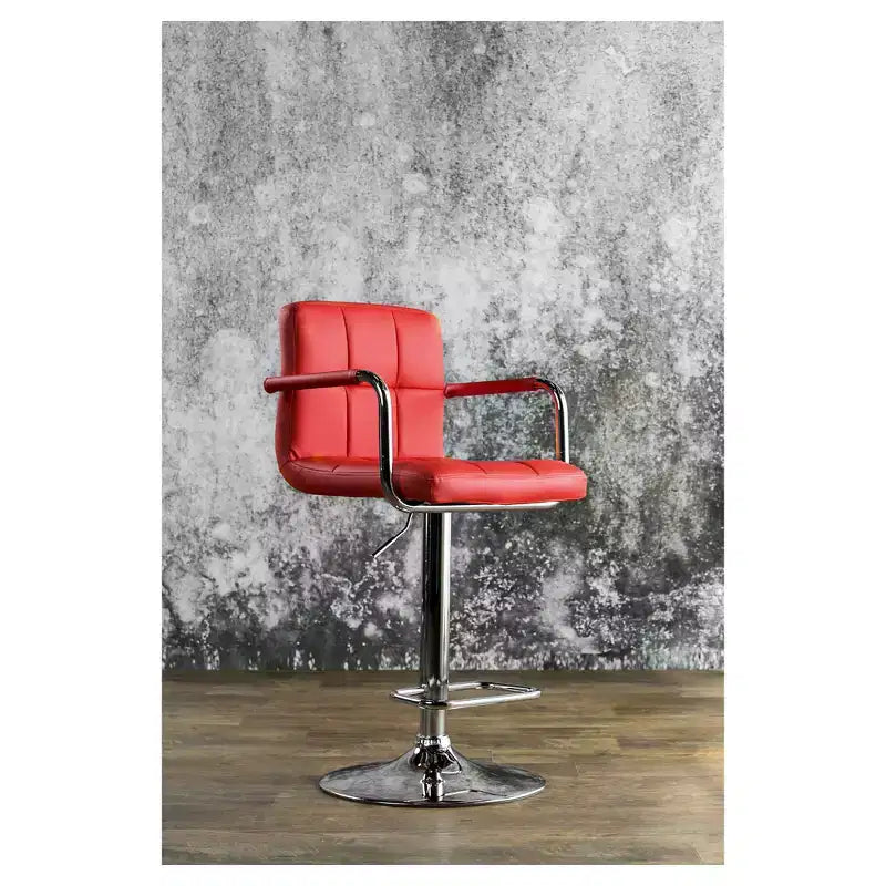 24/7 Shop At Home Ethan Adjustable Swivel Barstool with Arms Furniture of America