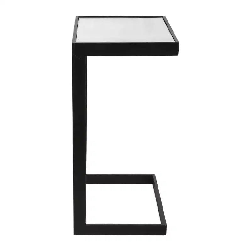 Uttermost Windell Cantilever Black Accent Table