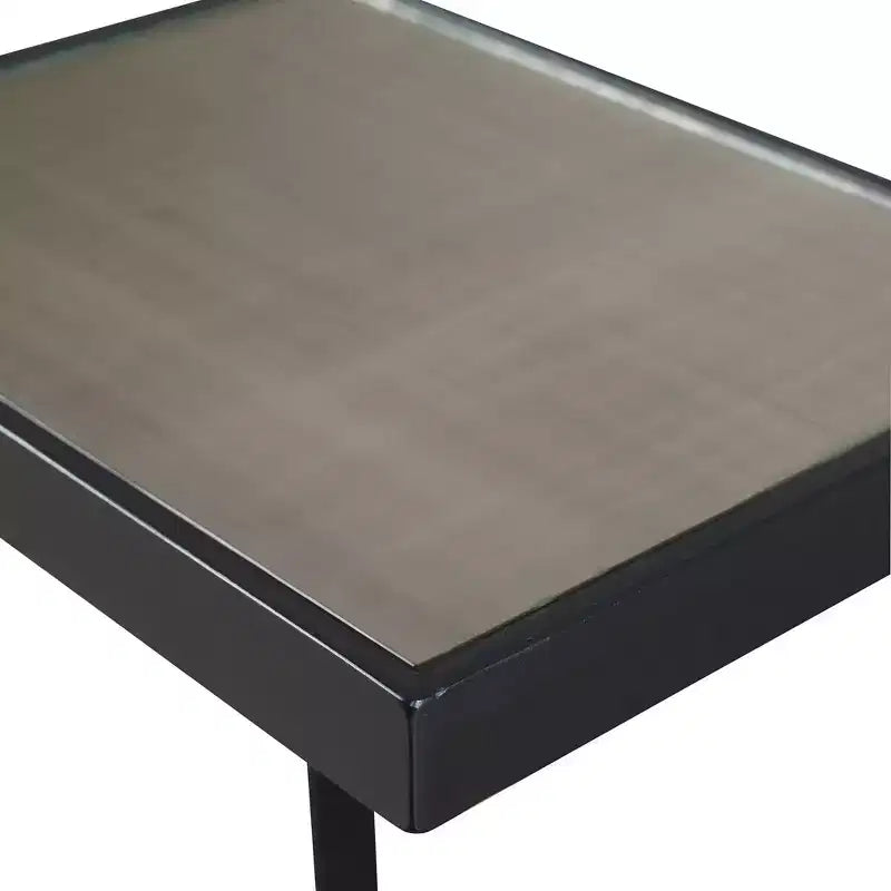 Uttermost Windell Cantilever Black Accent Table