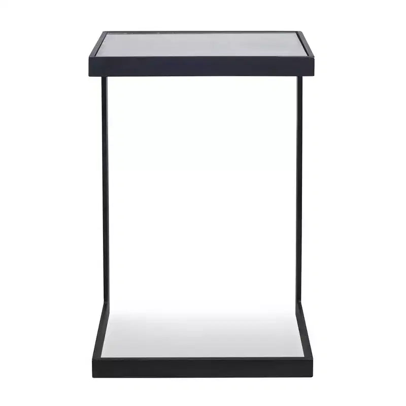 Uttermost Windell Cantilever Black Accent Table