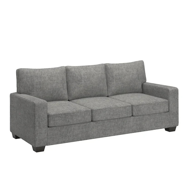 Divano Roros con braccioli quadrati e rivestimento in tessuto di iNSPIRE Q Classic